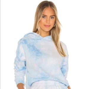 Frankie’s Burl Sweatshirt Baby Blue Tie Dye